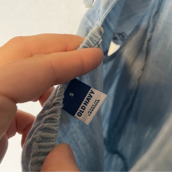 Mini Denim Ruffle Dress - Picture 6 of 6